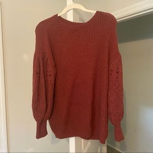 NWOT Express Knit Balloon Sleeve Sweater